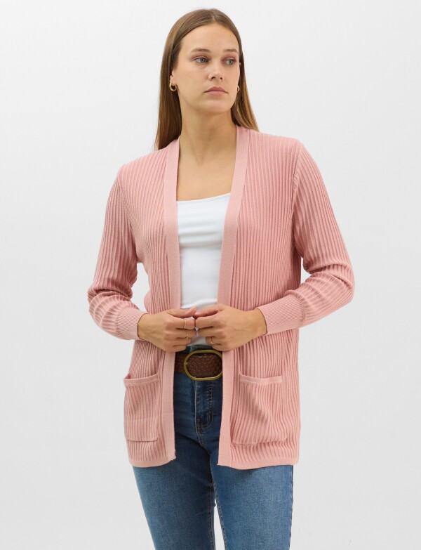 Cardigan Abierto ROSA