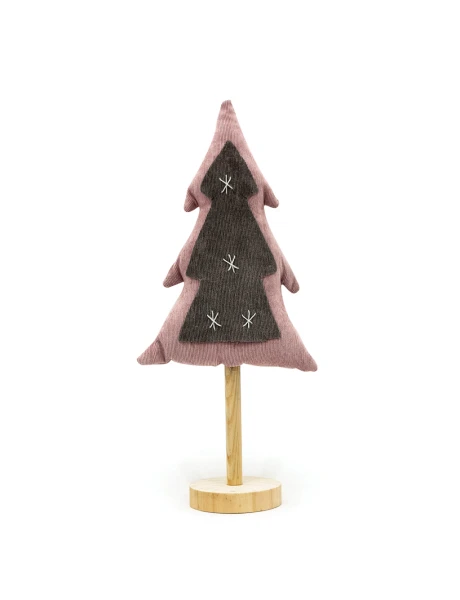 ADORNO ARBOL NAVIDAD ALGODÓN 18x9x38CM GRIS ADORNO ARBOL NAVIDAD ALGODÓN 18x9x38CM GRIS