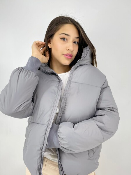 CAMPERA WANNA 8329 PUFFER GRIS