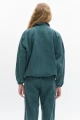 Campera Olímpica Denim Washed Green