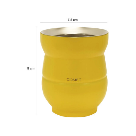 Set Matero Termo Bala 750ml +mate 140ml +bombilla regalo Mostaza