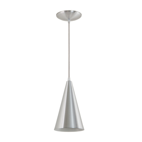 Lámpara colgante BAHAMAS plateado/blanco 1XE27 LX0042