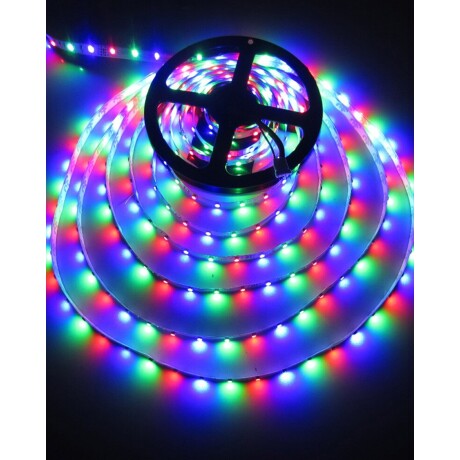 Kit Tira Rollo Led Rgb 5 Mts Con Control Y Efectos 220v Kit Tira Rollo Led Rgb 5 Mts Con Control Y Efectos 220v