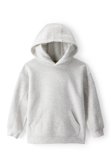 Canguro de algodón con felpa, gris Sin color