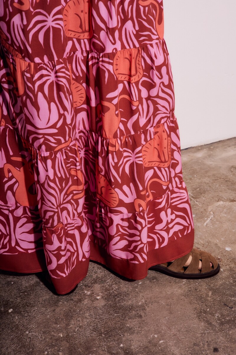 Falda Estampada Multi