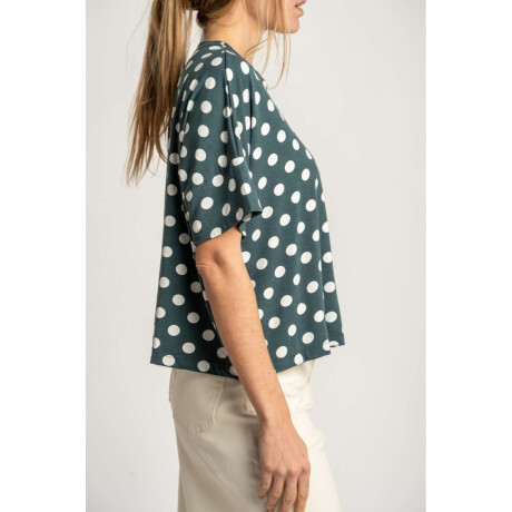 Remeron Lunares Verde