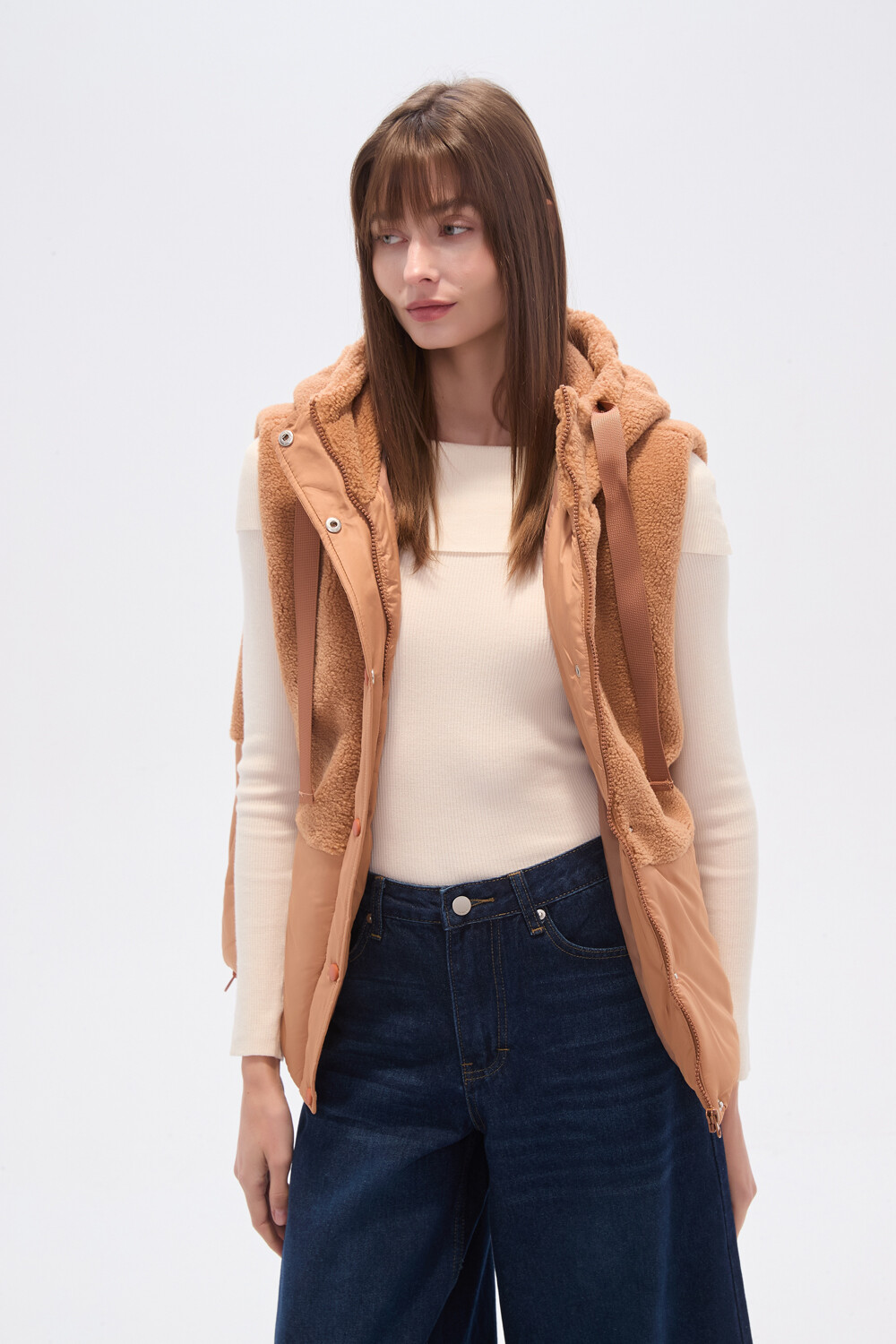 Chaleco Cindis Caramelo