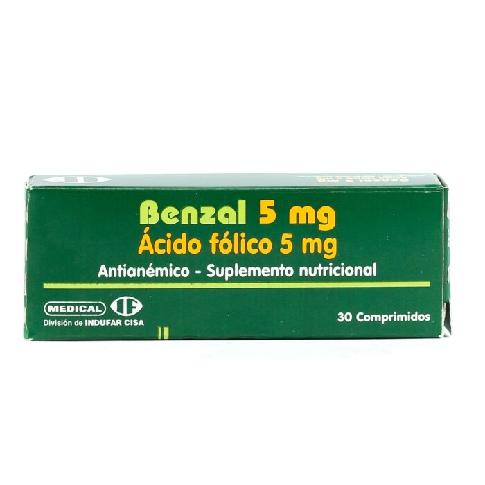 BENZAL 5 MG. CJ X 30 COMP. única