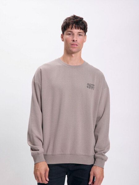 Buzo deportivo oversize Marrón