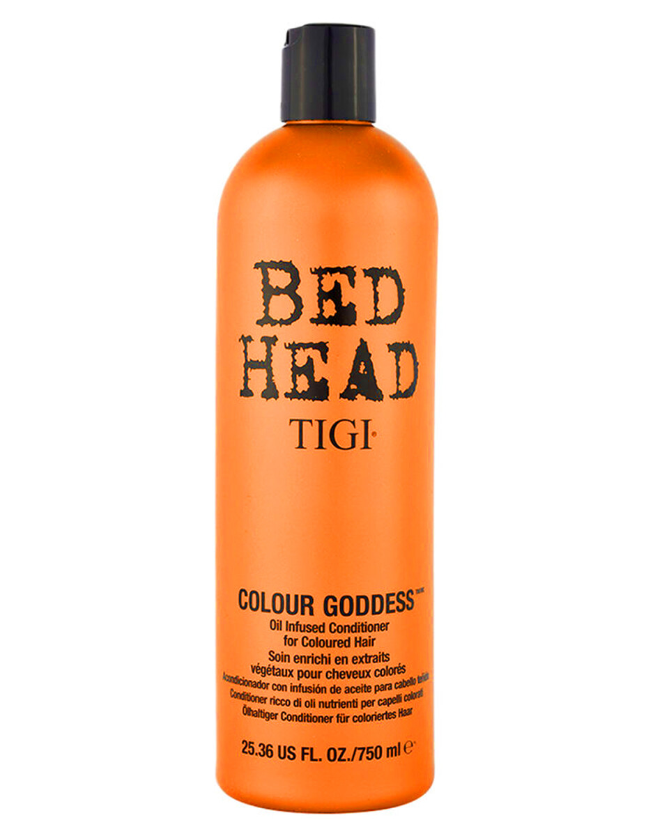Acondicionador Bed Head Tigi para cabello teñido Colour Goddess 750ml 