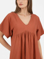 Vestido Vonina Terracota