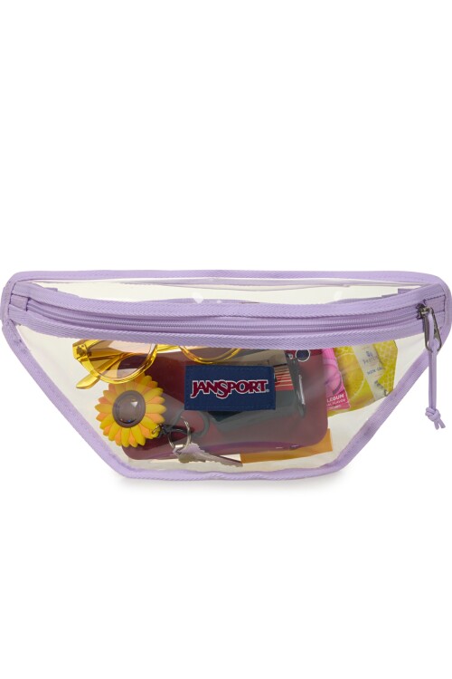 RIÑONER CLEAR WAISTPACK PASTEL LILAC