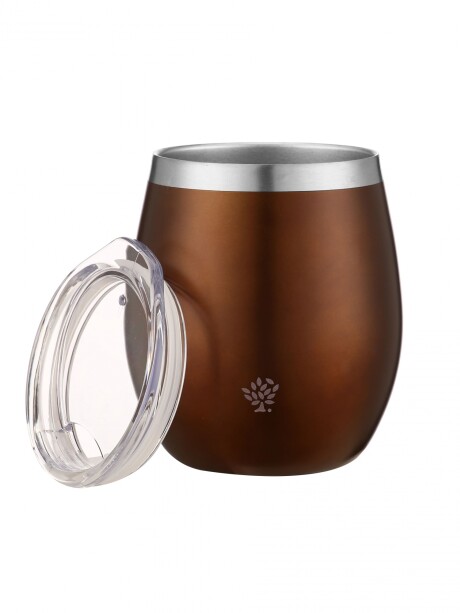 Mate Acero Inox. con Tapa Copper
