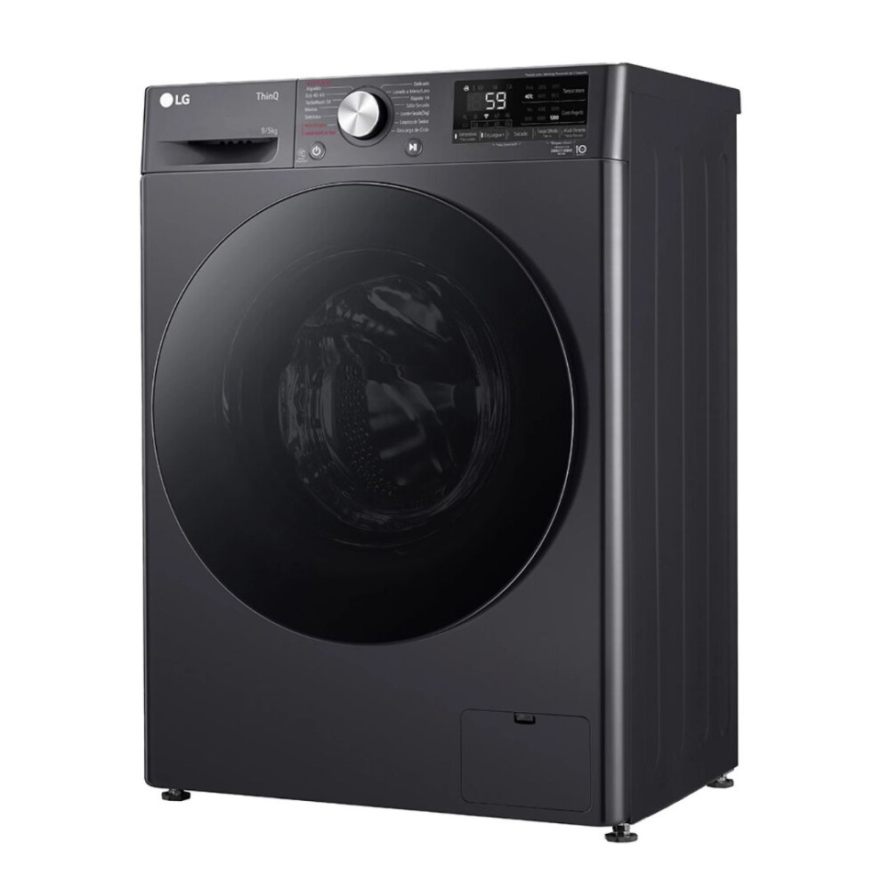Lavasecarropas Carga Frontal Inverter 9Kg Negro - Modelo WD9MVC4S6 - Lg Lavasecarropas Carga Frontal Inverter 9Kg Negro - Modelo WD9MVC4S6 - Lg