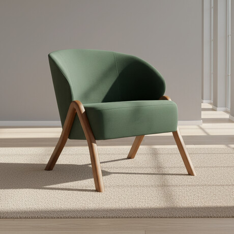 BUTACA TELA VERDE ARCO