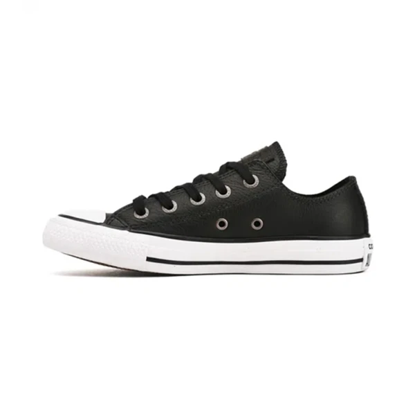 CHUCK TAYLOR OX LEATHER - CONVERSE NEGRO