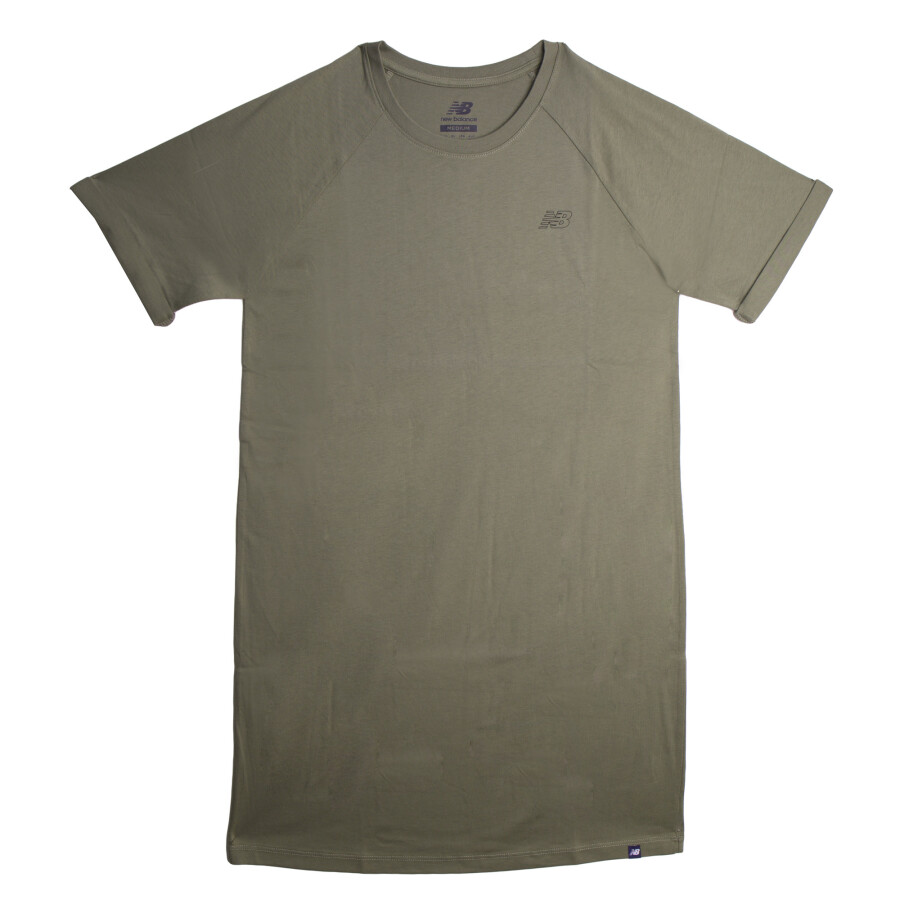 Remera de Mujer New Balance Essentials Tshirt Dress Verde