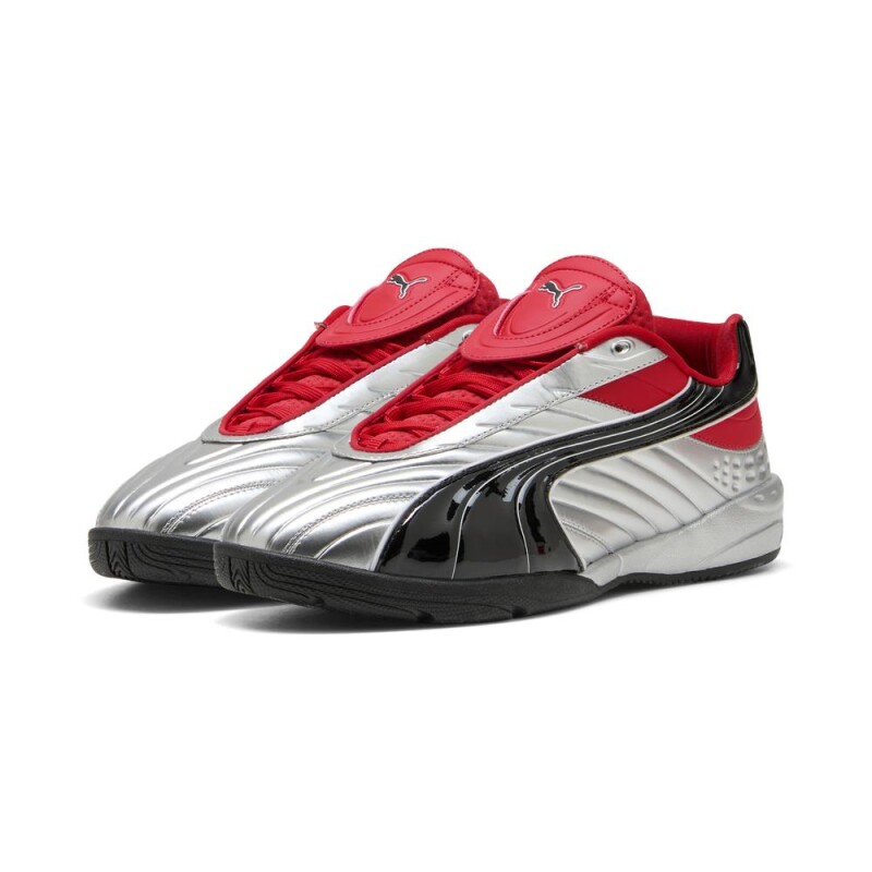 Zapatillas V1PER Goalgetter Hombre Puma Silver-for All Time Red