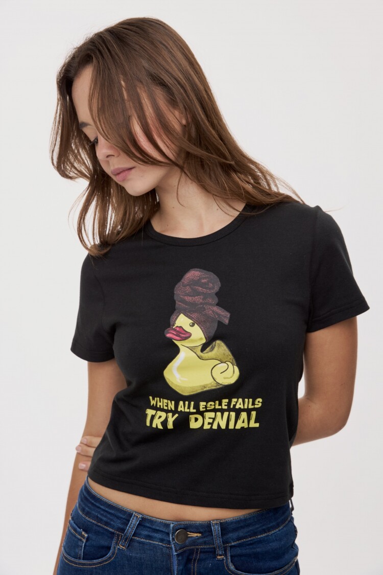 REMERA DEMENCIA Negro