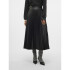 VMBELLAHOLLY HW 7-8COATED SKIRT C-24 2 Asphalt-Black