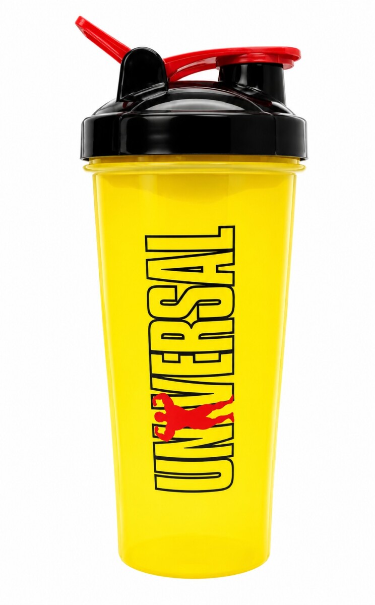 Shaker Universal Nutrition Amarillo | Vaso Mezclador para Suplementos 