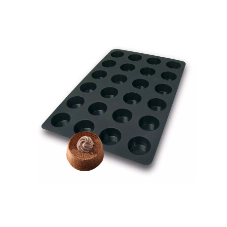 Placa de Muffins de Silicona 24 Cavidades 60 x 40 cm Placa de Muffins de Silicona 24 Cavidades 60 x 40 cm