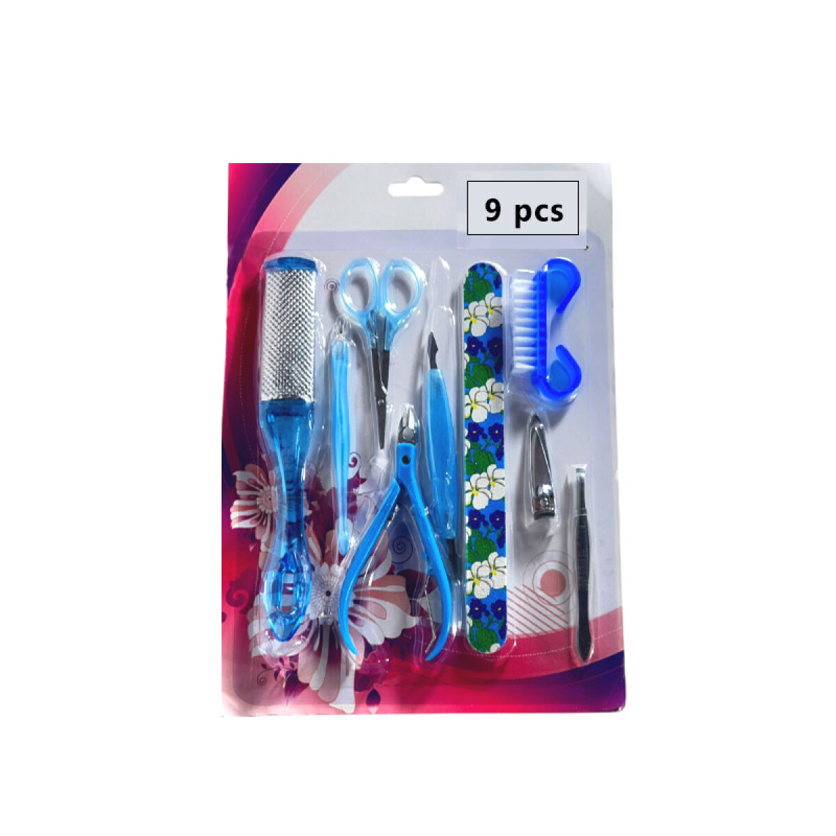 Set de manicura 9 pcs 20x29cm - Set De Manicura 9 Pcs 20x29cm 