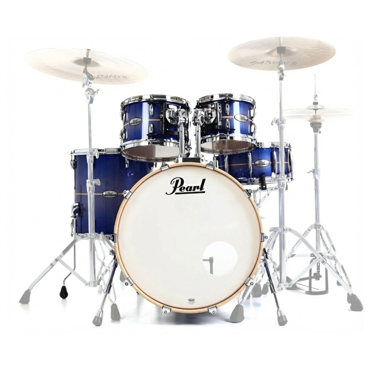 Bateria Pearl Professional Royal Blue Burst Stripe 4c B20 