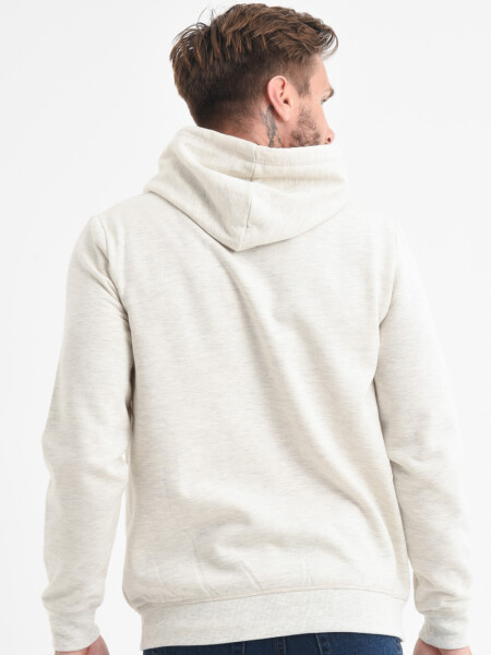 Hoodie deportivo Gris Claro Melange