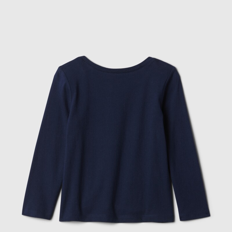 V-FRCH LS BF LOGO T TAPESTRY NAVY