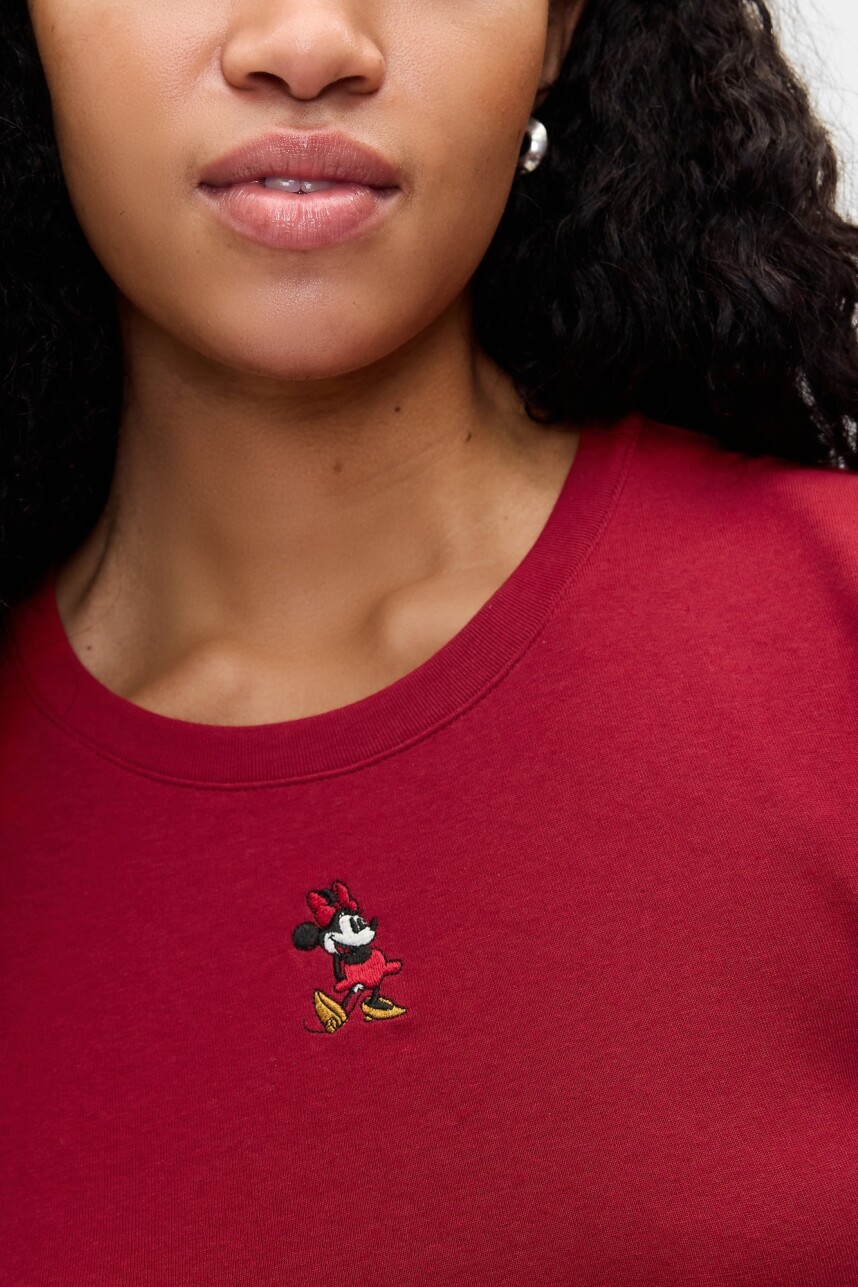 Remera Top Minnie Mujer Sled