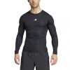 Remera Manga Larga adidas Techfit Compresion Black