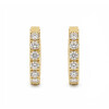 Aros Siena de oro amarillo 18K con brillantes Aros Siena de oro amarillo 18K con brillantes