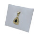 Colgante en oro 18k amarillo con zafiro y brillantes Colgante en oro 18k amarillo con zafiro y brillantes