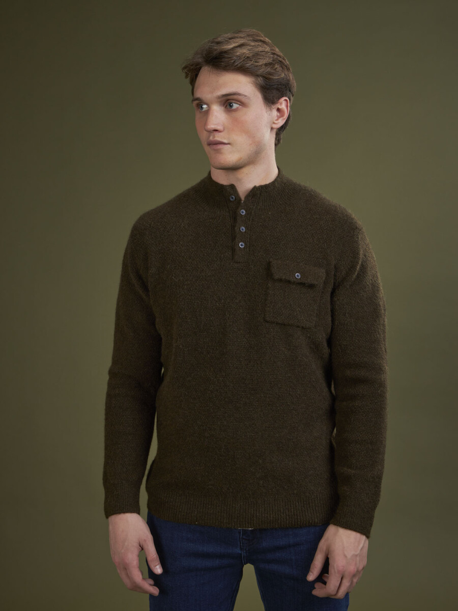 SWEATER ATLAS 3.0 - VERDE MILITAR 