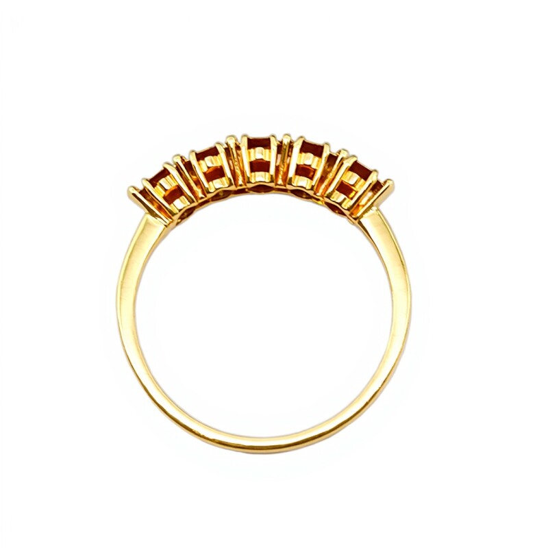Anillo Vera-Oro 18k-Piedra Rubi y Zirconia-AN9501 conpiedra