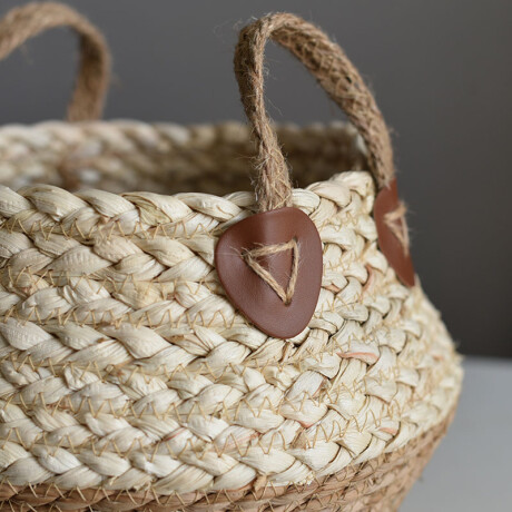 Canasto Seagrass 31 cm Marron