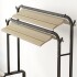 Perchero Doble Ropa Barra Acero Percha Metal Ganchos Ropero Placard Con Ruedas Imback Color Negro Perchero Doble Ropa Barra Acero Percha Metal Ganchos Ropero Placard Con Ruedas Imback Color Negro