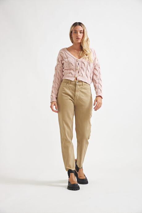 Pantalones para Mujer Color Beige — Mix UP