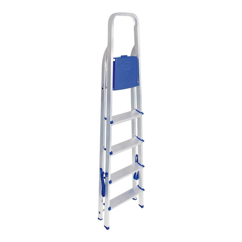 Escalera En Aluminio De 5 Escalones Plegable Mor Escalera En Aluminio De 5 Escalones Plegable Mor