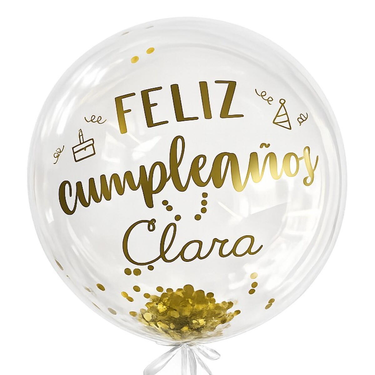 Globo Burbuja Cumpleaños con nombre personalizado! 