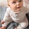 Primera Muda Carters tres piezas Remera botones Blanca Elefante