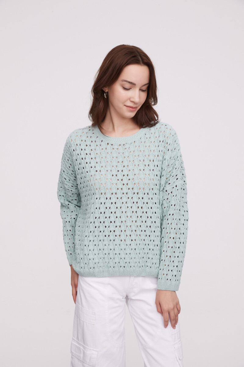 Sweater Vicenti - Verde Agua 