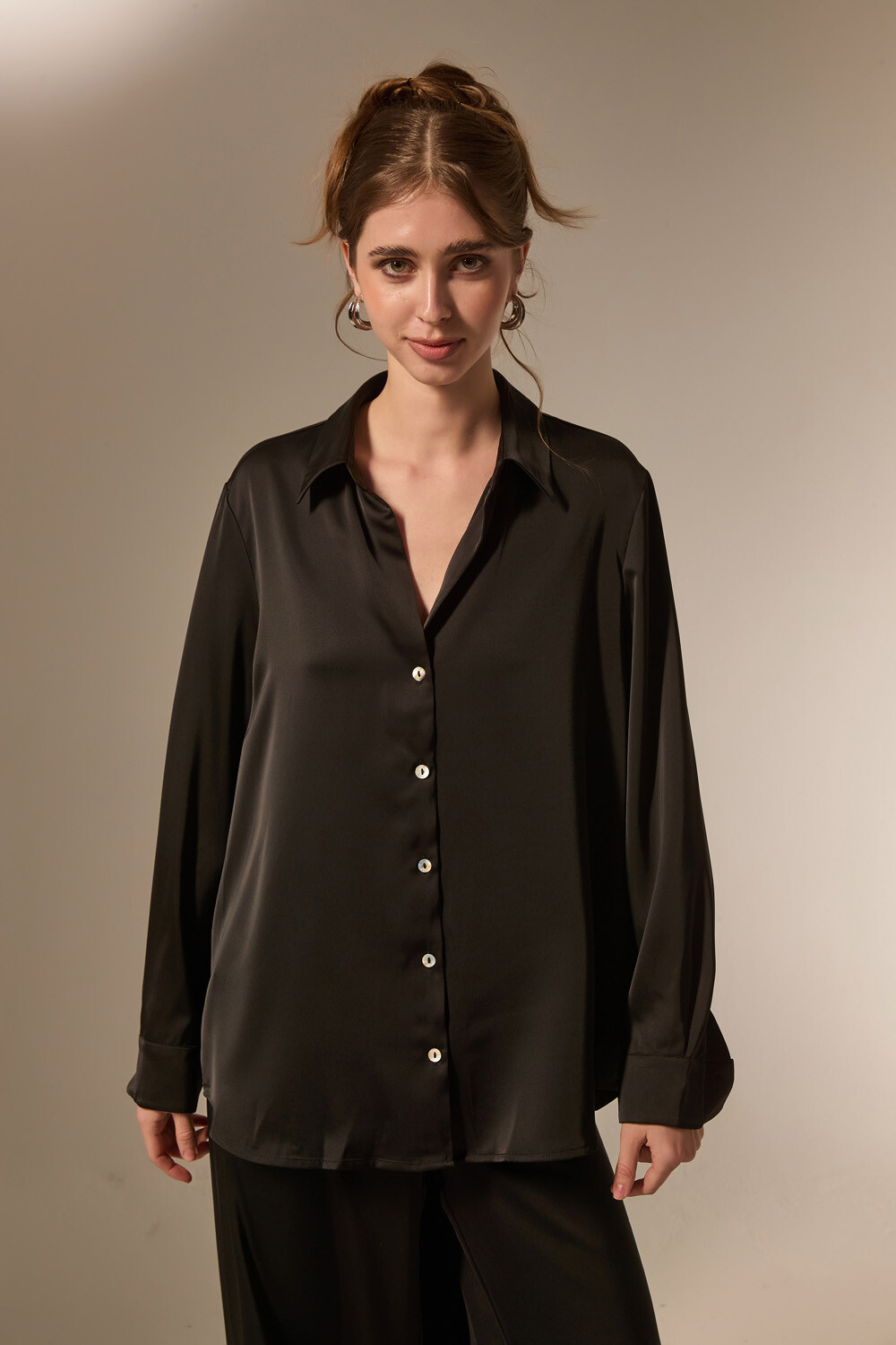 Camisa Weylos Taupe Claro