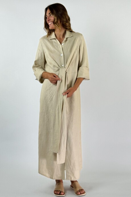 VESTIDO LOTUS Beige