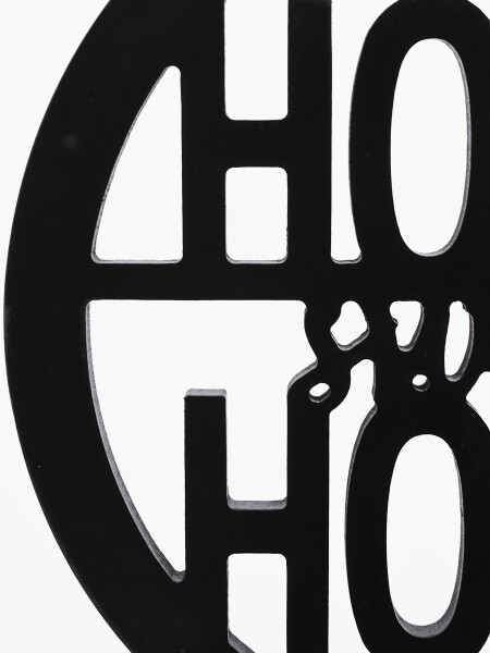 CARTEL COLGANTE DECORATIVO HOME NEGRO