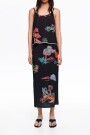 FALDA MIDI Kaki