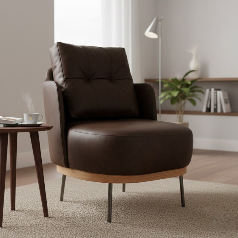 POLTRONA DAMASCO- 305538 MARRÓN (CD) Unica