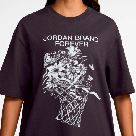 Remera Jordan Oversizegfx de Mujer negro