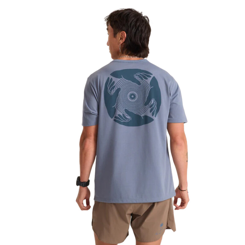 Remera Roark Mathis Active - Azul Remera Roark Mathis Active - Azul